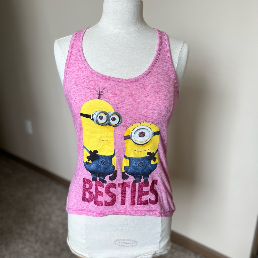 Despicable me minion tank top size small